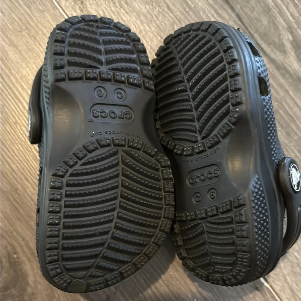 Kids Black Crocs Clogs
